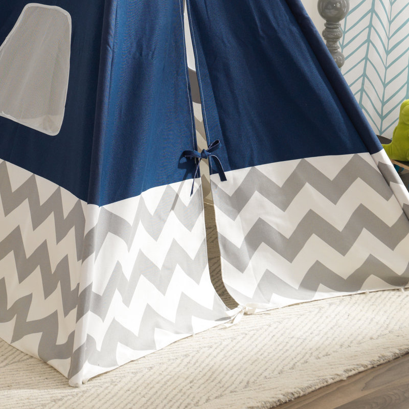 Triangular Play Tent, Blue