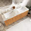 Ensemble de meuble-lavabo double 60 po avec comptoir 60 po