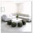 Square Corduroy Woven Design Ottoman-2050606272