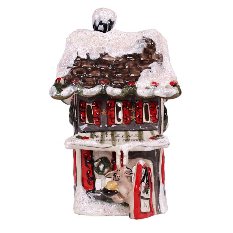 8'' H Concrete / Cement Tabletop Lantern with Candle Included