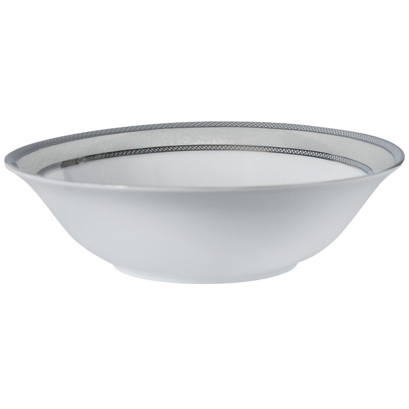 Strauss Brilliant Floral Lace Platine Bowl