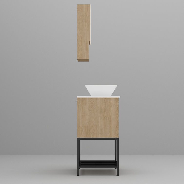 Ebern Designs Maysa 23'' Free Standing Single Bathroom Vanity with