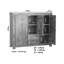 Metro Life 140cm Solid Wood Sideboard