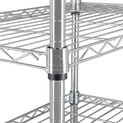 23.6'' W Steel Height -Adjustable Shelving Unit