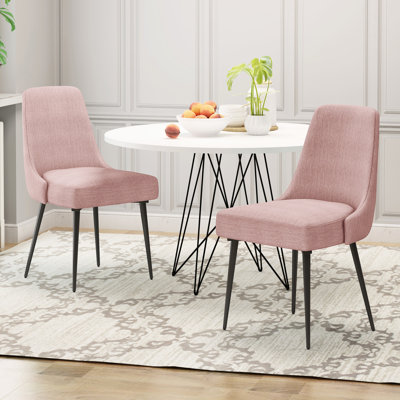 Chaises de salle à manger rembourrées Blush