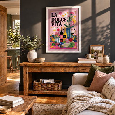 La Dolce Vita Modern - Framed Print