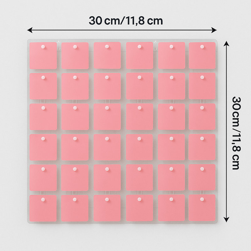 Plastic / Acrylic Wall Hanging, Pink