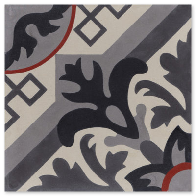 Nuevo Castillo 8" x 8" Cement Patterned Wall & Floor Tile