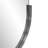 Mantra Stainless Steel Oval Mirror-1942096200