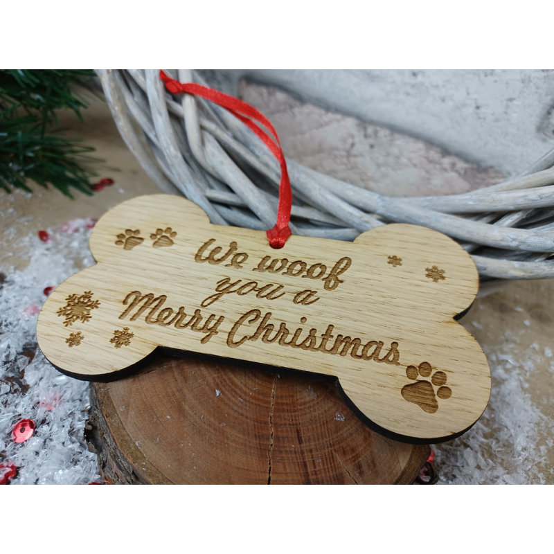 24cm Handmade Wood Hanging Figurine Ornament