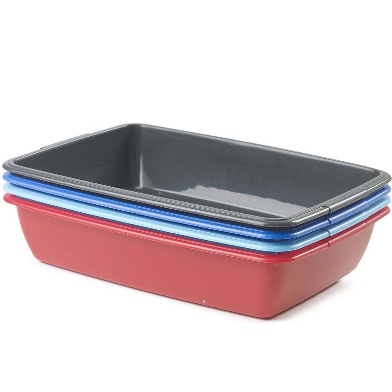 Plastic Litter Box, Black