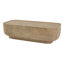 Table basse Fallon biologique moderne avec base en piédestal sculpturale Fallon-132707341
