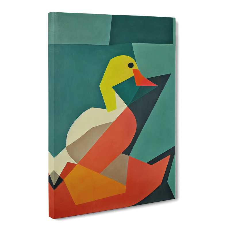 Abstract Duck Vol.2 - Wrapped Canvas, 76cm H x 50cm W x 3cm D