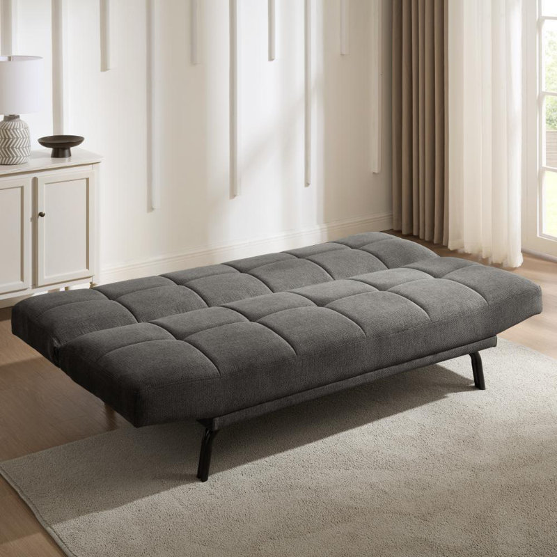 Chapelle 3 Seater Linen Blend Sofa Bed, Dark Grey
