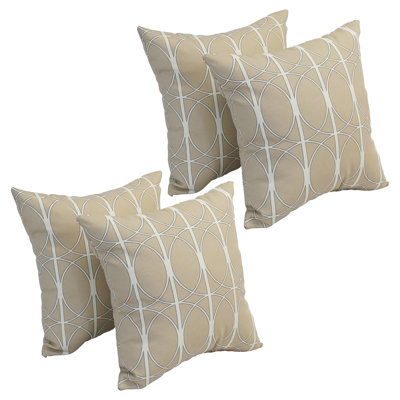 Outdoor Cushion Collection Striped Outdoor Reversible Throw Pillow