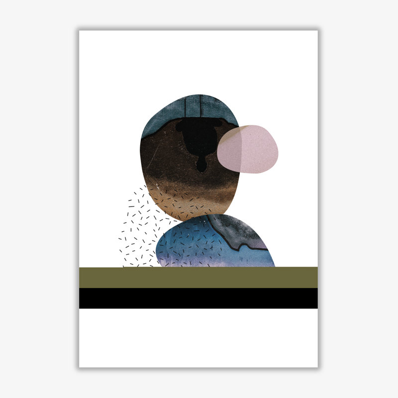 Abstract Shapes - Single Picture Frame Print, No Frame, 42 cm H x 30 cm W x 1 cm D