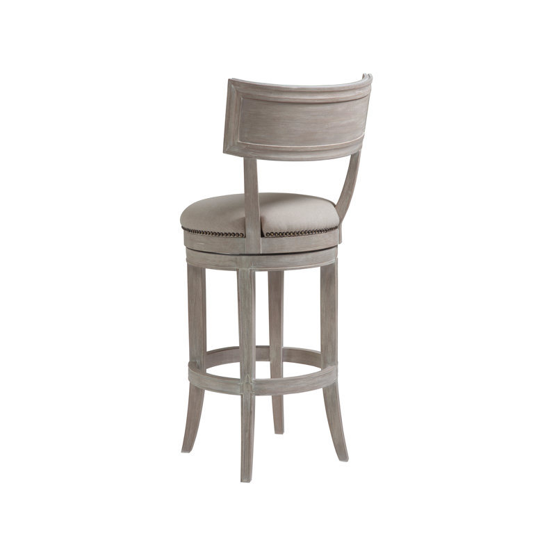 Tabouret de comptoir pivotant Co Couction Apéritif, Tabouret de bar (assise de 30 po de hauteur), Bianco