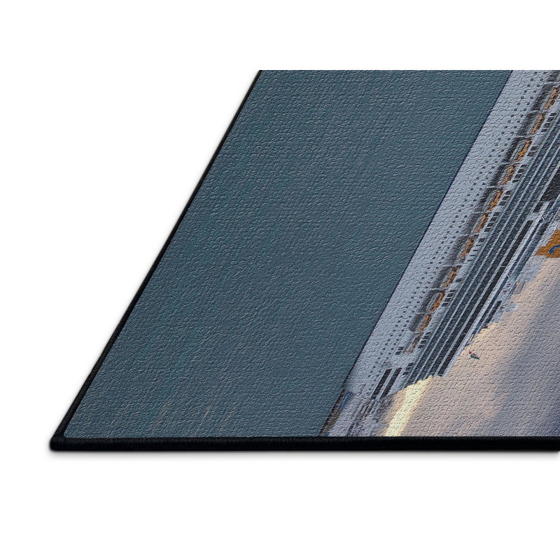 Tapis de salle à bateau croisière, Rectangle 4 pi x 6 pi