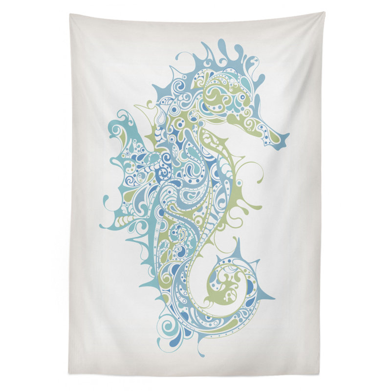 Seahorse Tablecloth, 70" x 52"