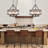Melisia 5 - Light 19.7‘’ Dimmable Drum Modern Farmhouse Chandelier for Living Room Kitchen Entryway Hallway Foyer-1705537947