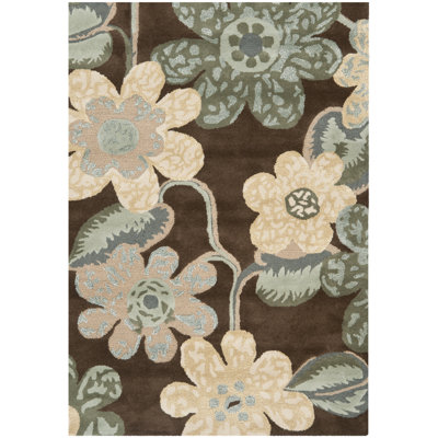 Mccullough Hand-Tufted Multi-Coloured Area Rug