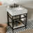 24" Natural Carrara Marble Console Bathroom Vanity-1208127022-1232766894