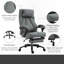 Antoinett Linen Office Chair with Headrest