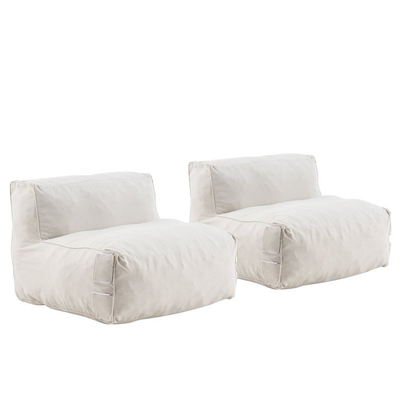 Canapé à billes Dael, Beige, 2