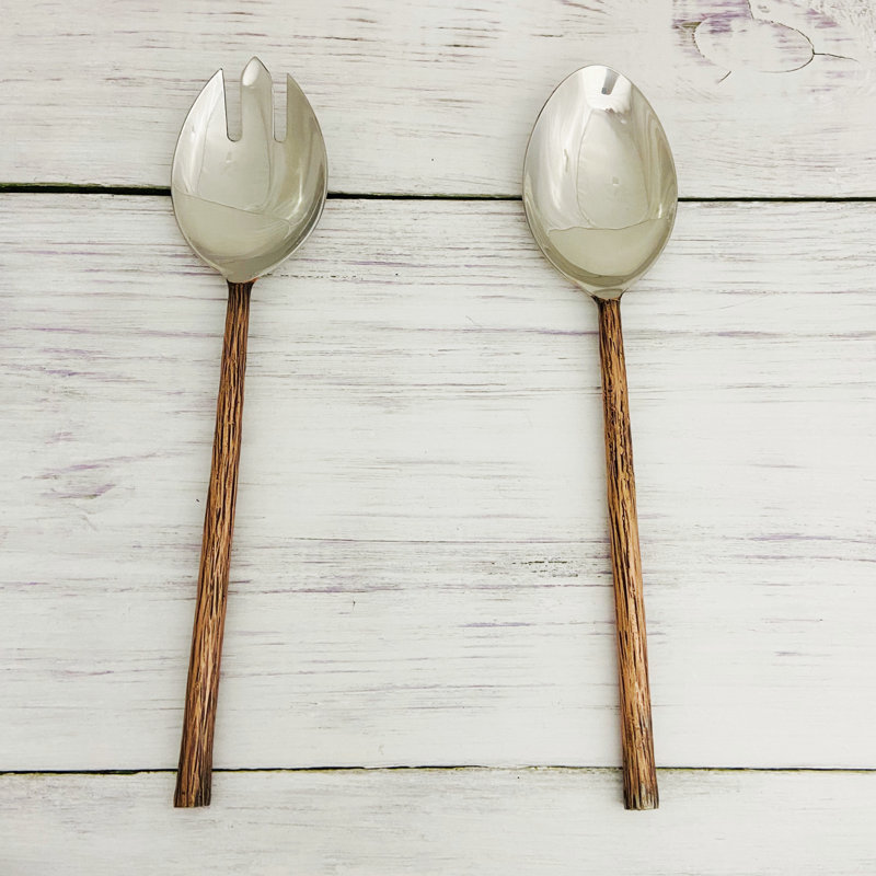 Fluharty Stainless Steel Salad Servers