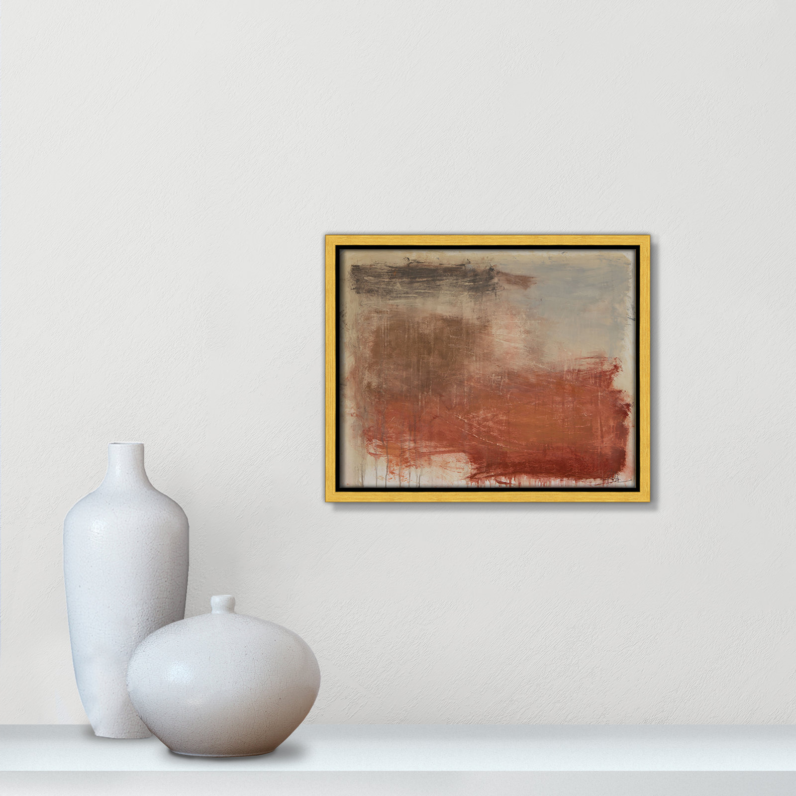 Colin "Autumn Over The Riviera" Print, 9.5" H x 11.5" W, Gold