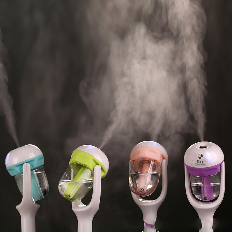 Car Aroma Diffuseur de voiture Humidificateur Humidificateur pour véhicule, Pink