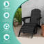 Ensemble de 4 repose-pieds Adirondack Hdpe Classic-1158755503