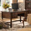 Bureau rétro en bois massif de style américain avec tiroirs