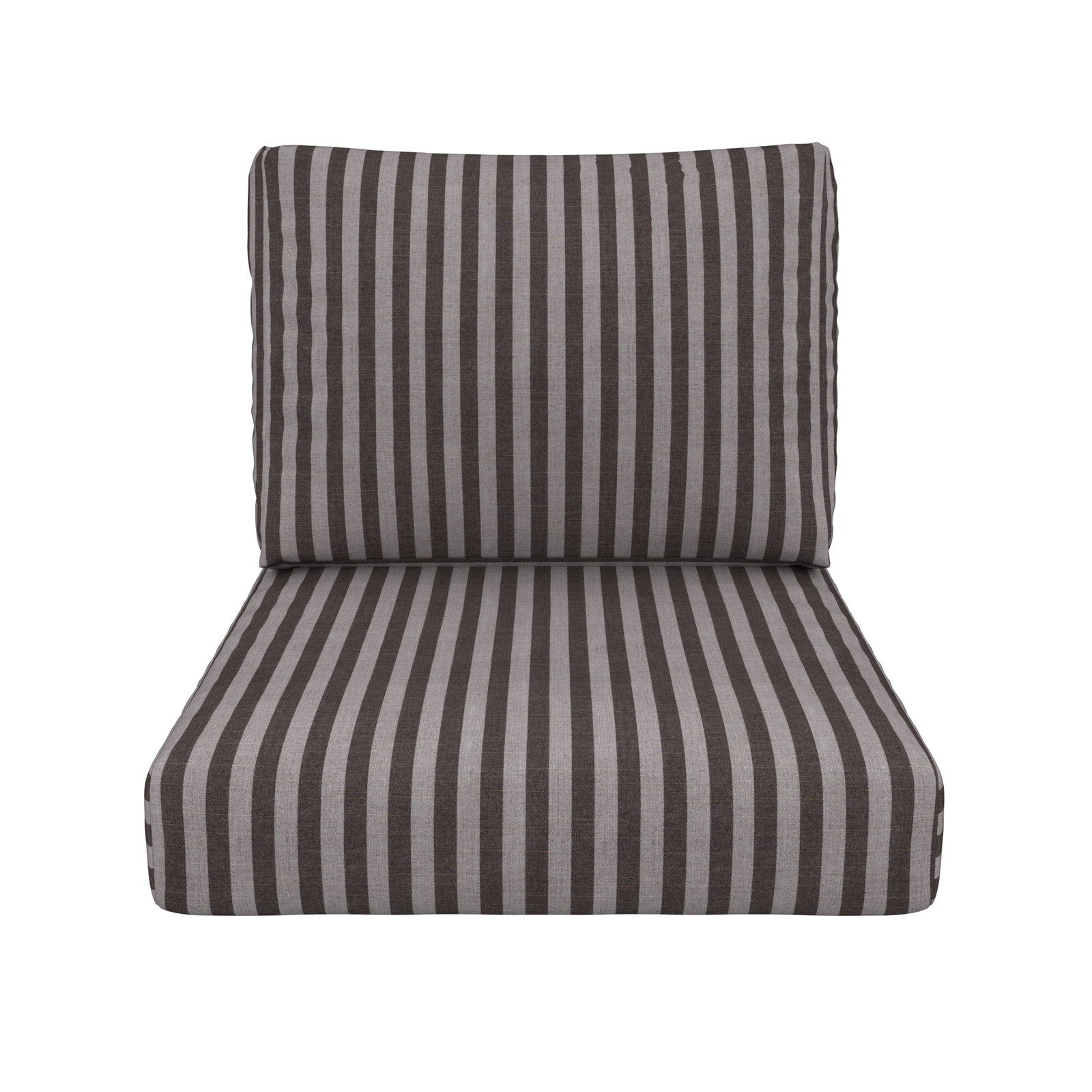 Kacy 25" Sunbrella® Lounge Chair Cushion, Sunbrella Sail Away Java