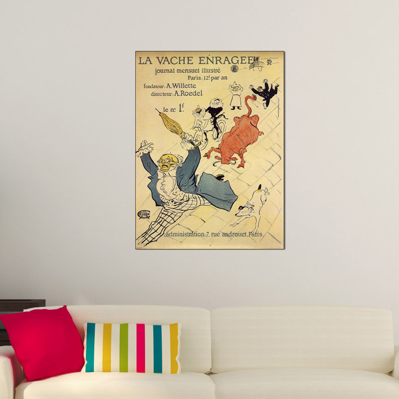 Henri De Toulouse-Lautrec - Wrapped Canvas Print, 80cm H x 60cm W x 1.8cm D