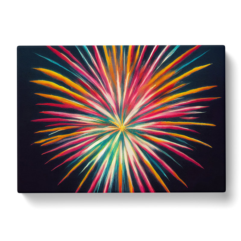 Marvellous Fireworks - Wrapped Canvas, 50cm H x 76cm W x 3cm D