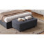 Repose-pieds avec rangement 40,55 po Sherry-433358461