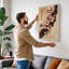 Spring Blossom Branch Japandi - Wrapped Canvas-468842750-468842752