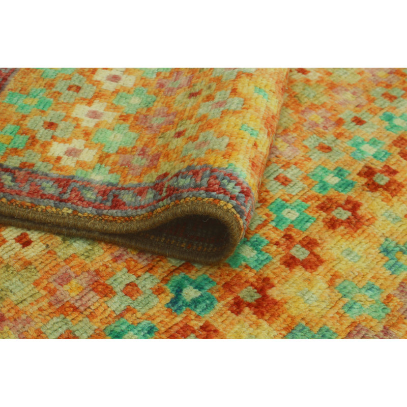 One-of-a-Kind 4'11" X 6'7" New Age Wool Area Rug in