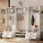 4-In-1 Detachable Hall Tree With Storage And 7 Hooks, Multiple Functions Hallway Coat Rack With Storage Drawers And Cabinet Shoe Bench For Entryway Hallway-67824758