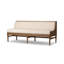 Priscilla RAF Dining Bench-72"-Crypton Wayfarer Snow-1814647562