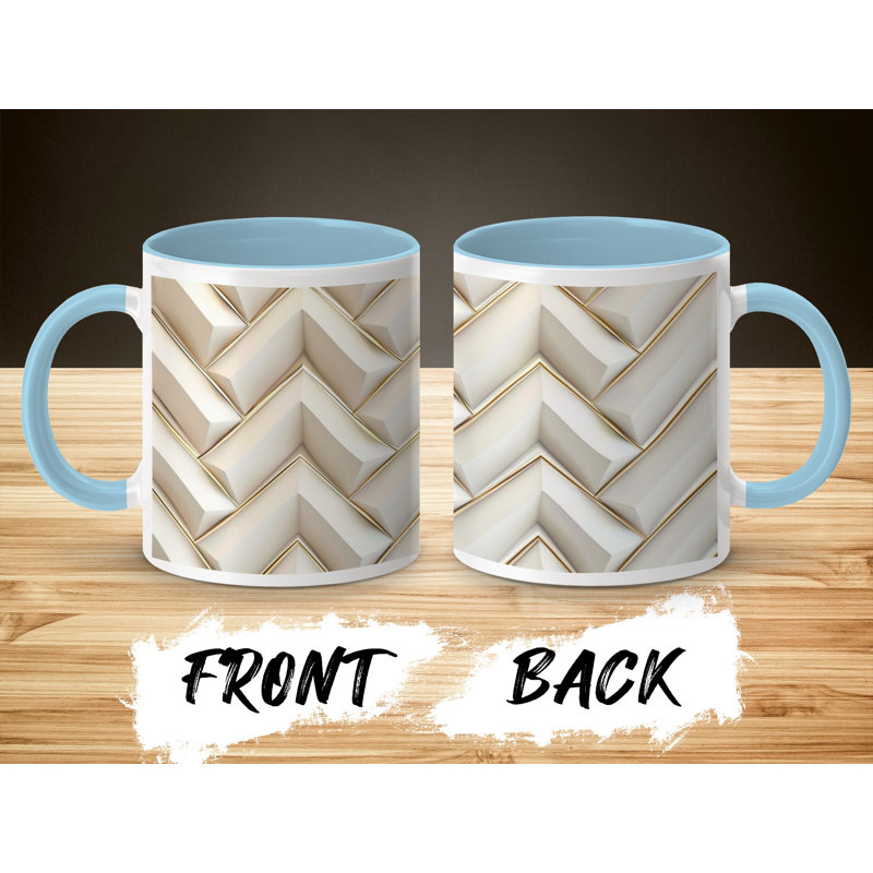 Ceramic Coffee Mug, Light Blue