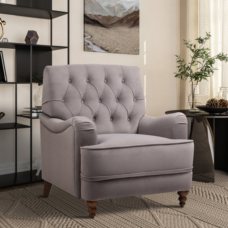 Fauteuil d'appoint, Polyester gris