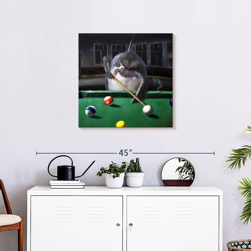Ketti Pool Shark, 24" H x 24" W