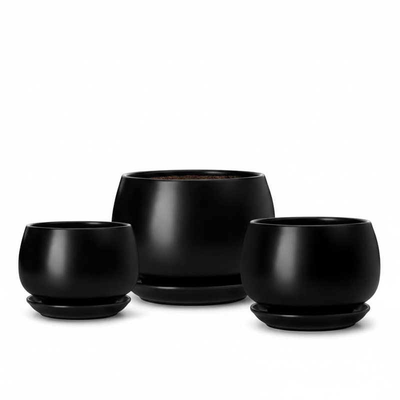 Planter, Black