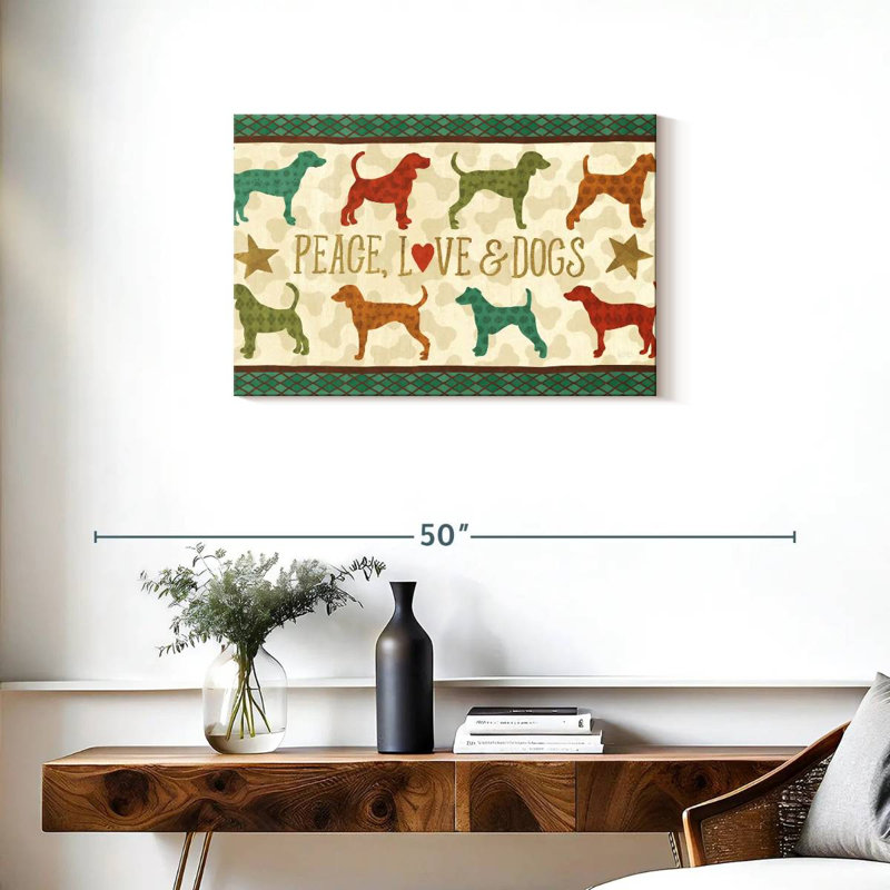 Dogs Life, 20" H x 30" W