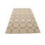 Tapis beige géométrique moderne touffeté à la main Jashone 5 pi x 8 pi