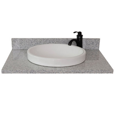 Plateau de meuble-lavabo simple 31 po avec lavabo
