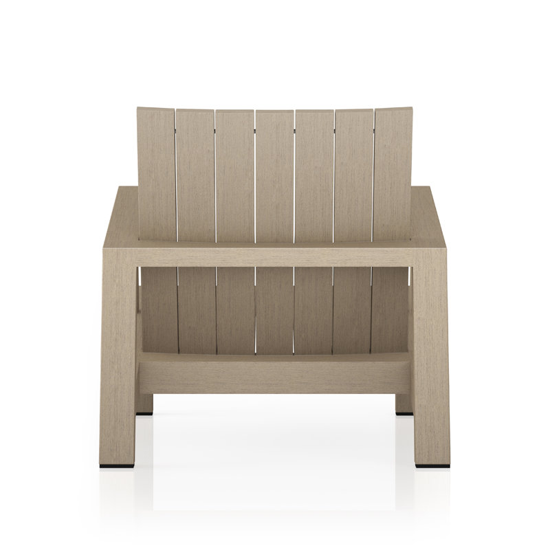 Dorsey Outdoor Teak Adirondack, Brown
