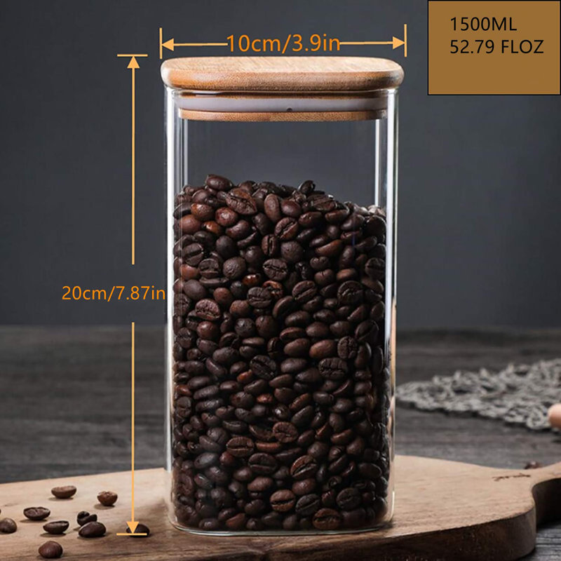 Glass Jar, 3, 1500ml